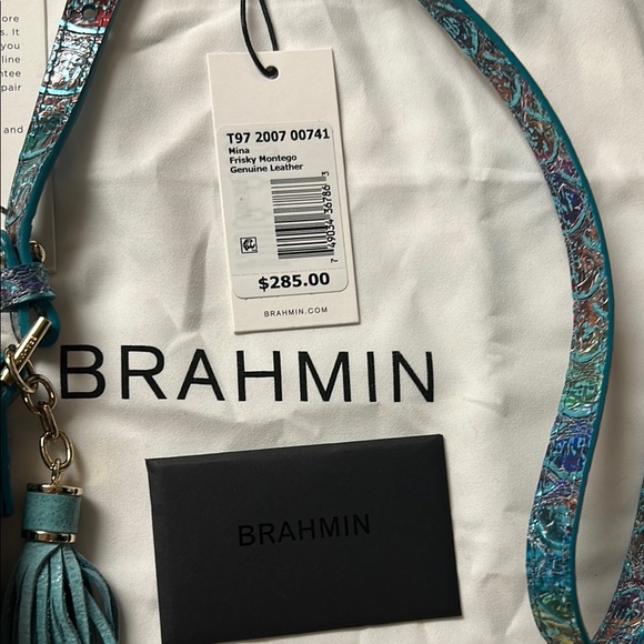 Brahmin Mina Frisky Montego Multicolor Crossbody Bag - Picture 3 of 13